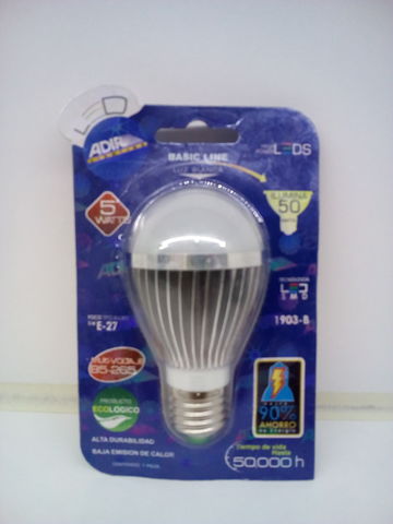 5 w, costo $50.00 mxn